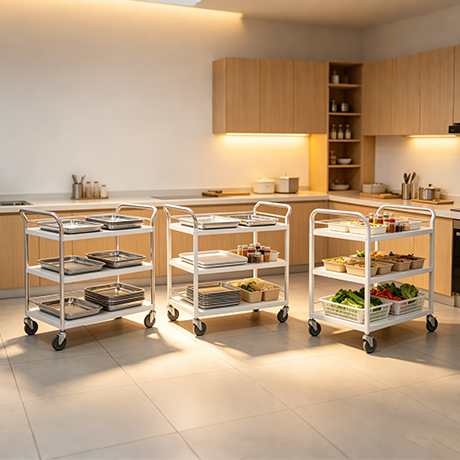 White‑steel Series Products ‑ Kitchen Trolleys